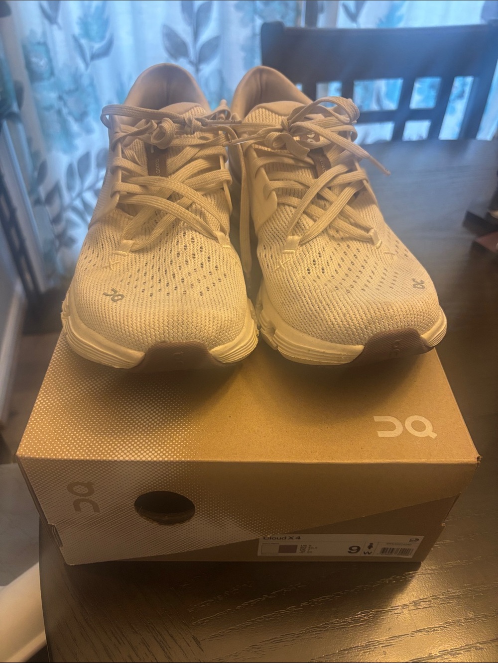 On Running Women's Cloud X4 Sneakers - ivory/heron